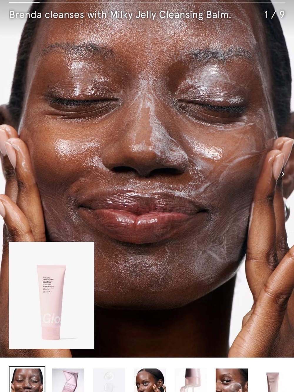 Glossier Milky Jelly Cleansing Balm —